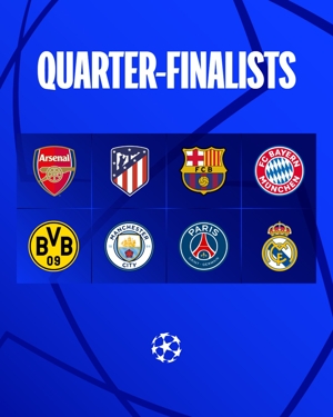 Tỷ lệ kèo mới nhất của các đội vào chung kết Champions League: Manchester City đứng thứ nhất, Arsenal đứng thứ 2 và Real Madrid đứng thứ 3.