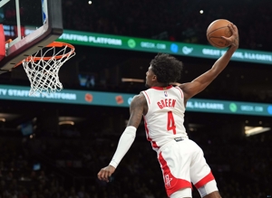 Đuổi đuổi đuổi theo! Jaylen Green ghi trung bình 27,8 điểm, 5,7 rebounds, 3,4 kiến ​​tạo và 0,9 cướp bóng trong 11 trận vừa qua. Rockets có 10 trận thắng và 1 trận thua.