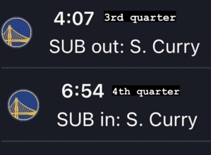 Sao bạn dám... ‍♂️Cole cho Curry nghỉ 9 phút 13 giây. Trong khoảng thời gian này, Warriors đã thua tới 12 điểm.