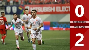 VIDEO bàn thắng Singapore vs Việt Nam: 0-2 (Bán kết lượt đi AFF Cup 2024)