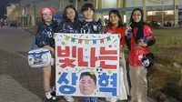 Terbang dari Seoul ke Sidoarjo, Kelly Lee Beri Dukungan Langsung untuk Mesin Gol Timnas Korea Selatan U-23