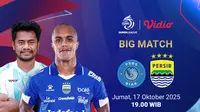 Link Live Streaming BRI Super League 2025/26: PSBS Biak vs PERSIB Bandung, Tayang Eksklusif di Vidio