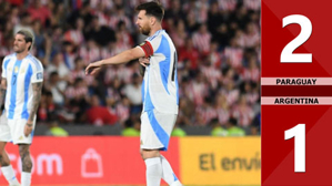 VIDEO bàn thắng Paraguay vs Argentina: 2-1 (Vòng loại World Cup 2026)